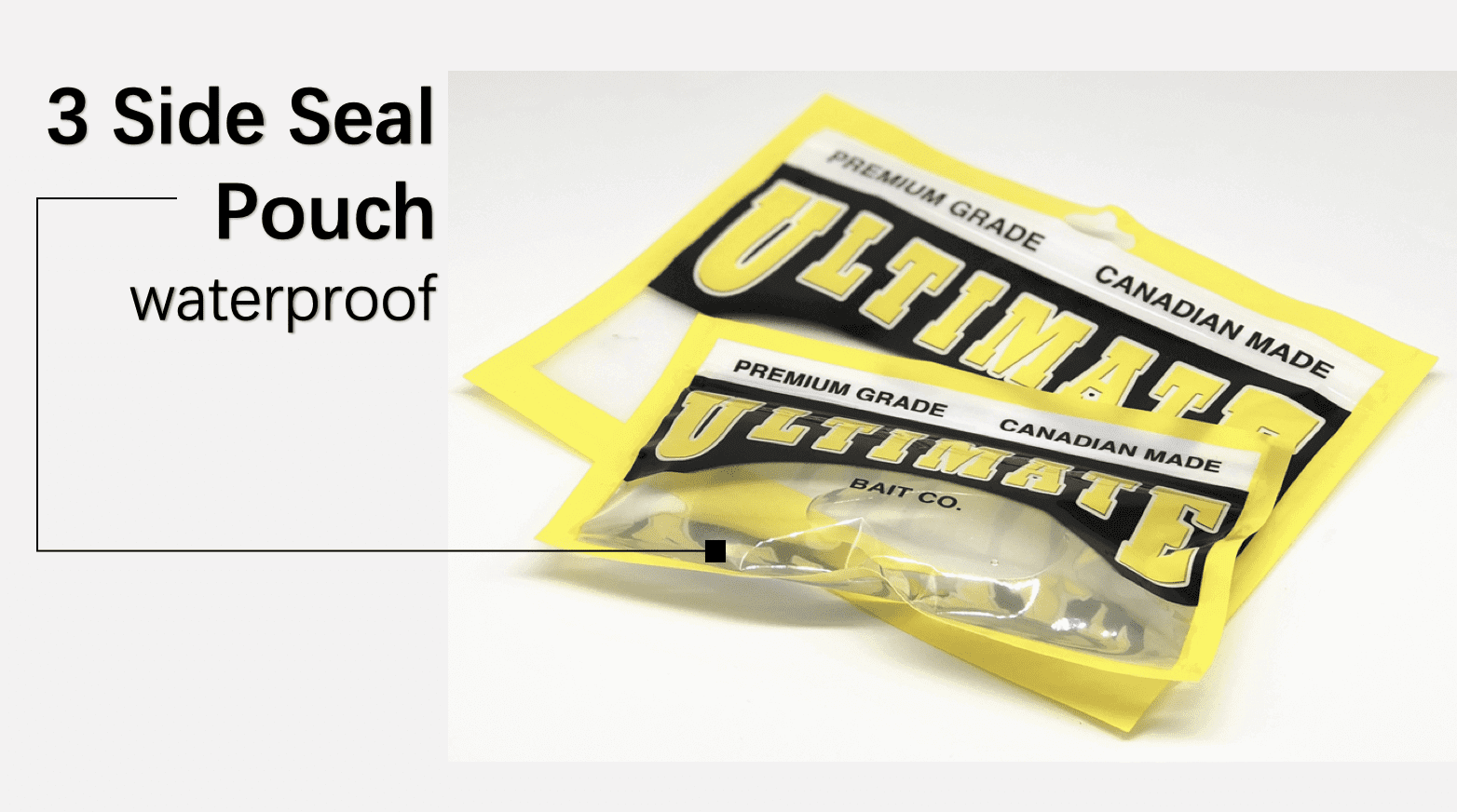 3 side seal pouch