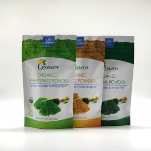 printed stand up pouches for superfoods
