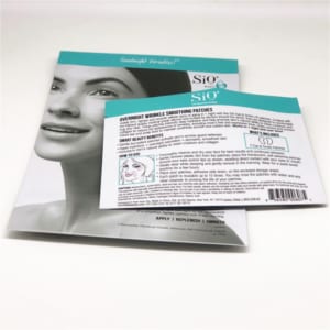3 side seal pouches for facial mask