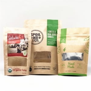 printed stand up pouch for pet food