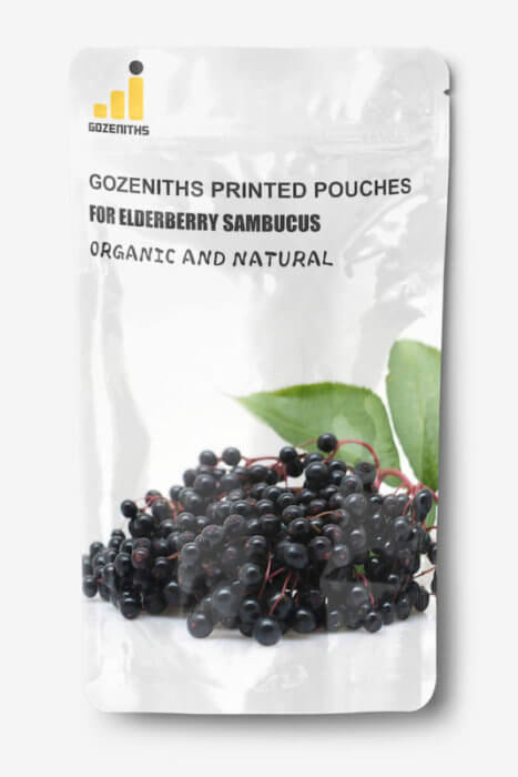 elderberry stand up pouches