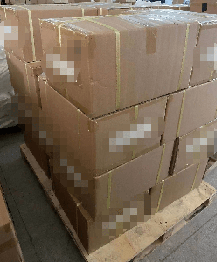 Amazon FBA shippment Plain Clear Ziplock Stand Up Pouches 1